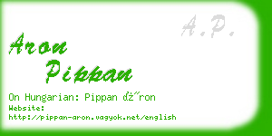 aron pippan business card